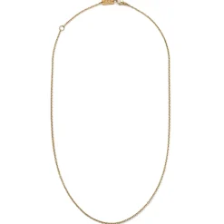 Short Thin Charm Chain Necklace