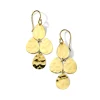 Small Crinkle Cascade Earrings