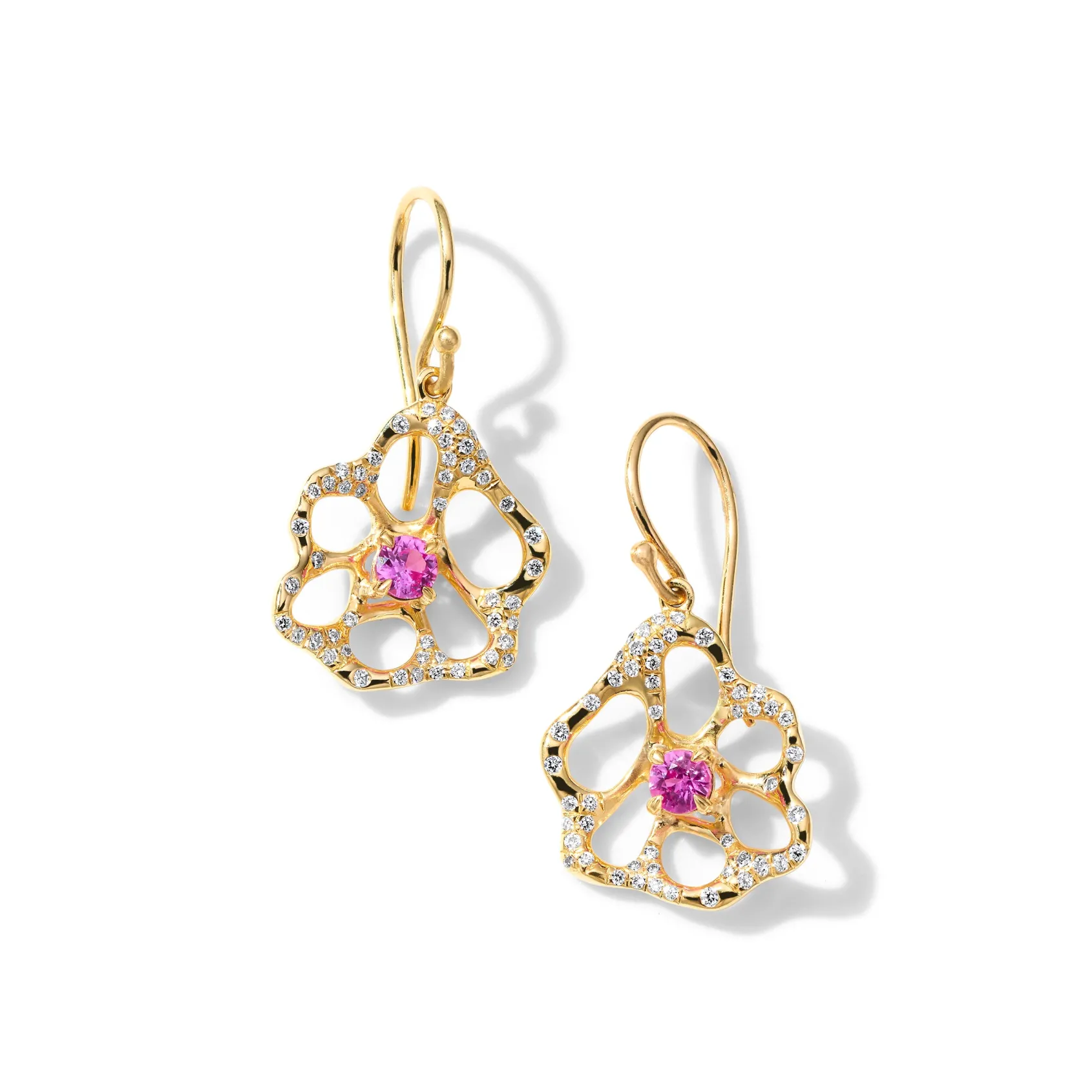 Small Flora Drop Earrings