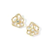 Small Flora Stud Earrings
