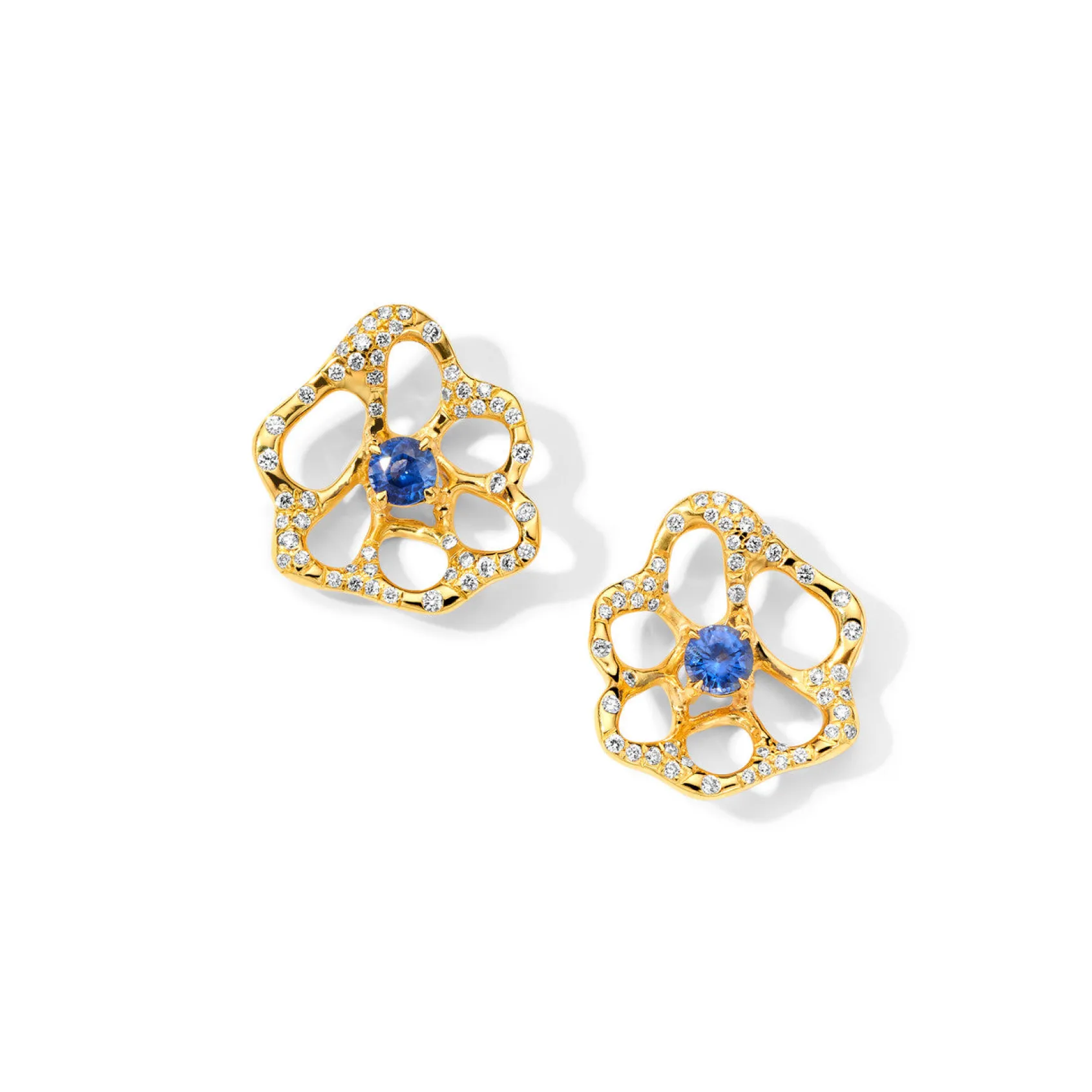 Small Flora Stud Earrings