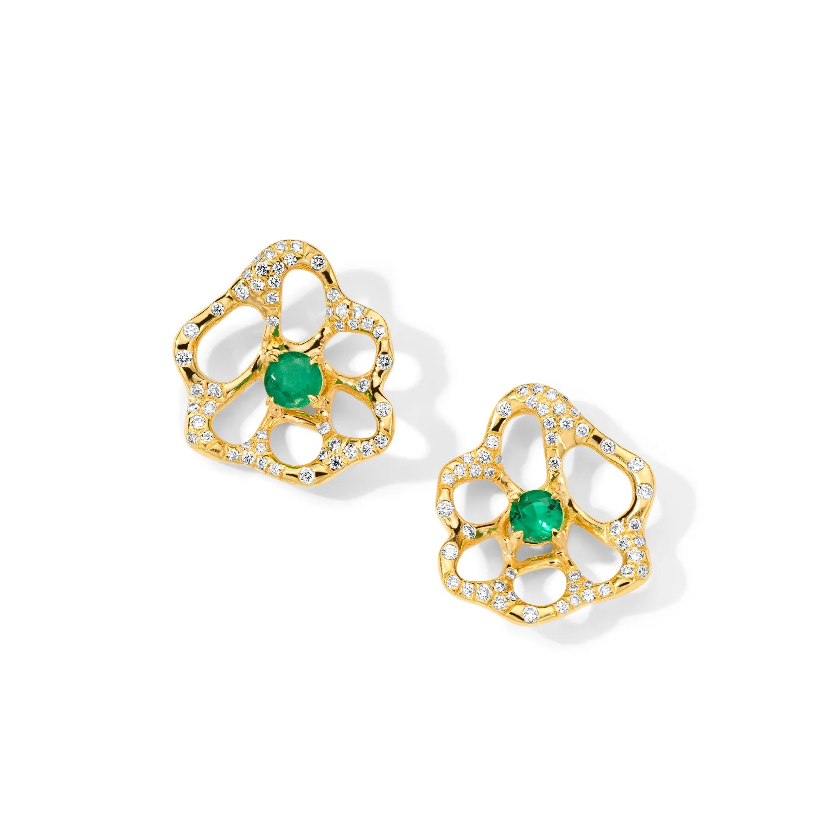 Small Flora Stud Earrings