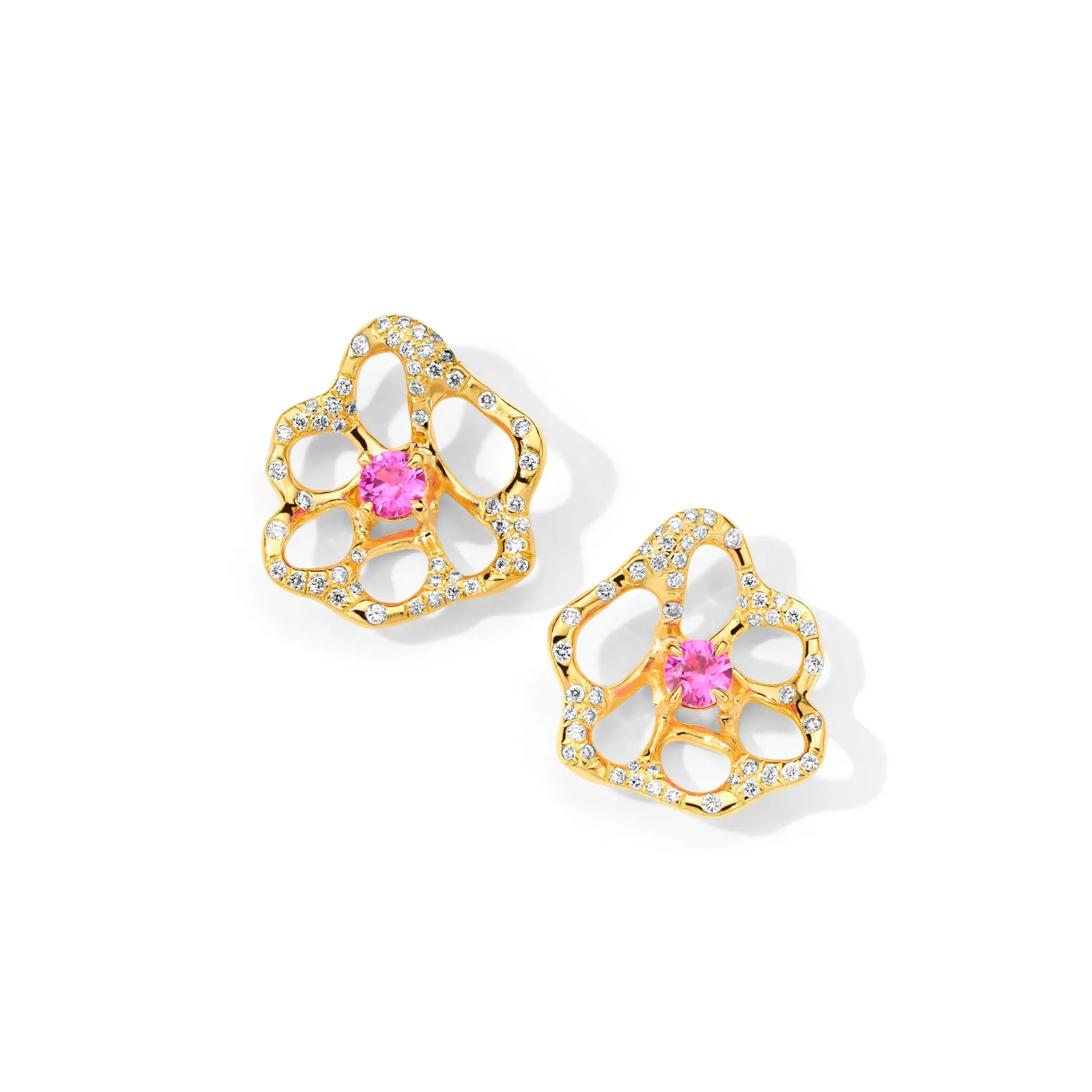 Small Flora Stud Earrings
