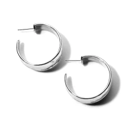 Small Goddess Hoop Earrings