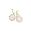 Small Stone Teardrop Earrings