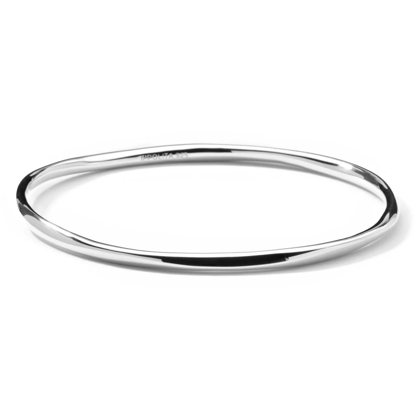 Smooth Squiggle Bangle Bracelet