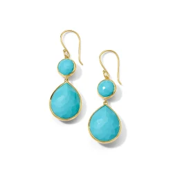 Snowman Teardrop Earrings