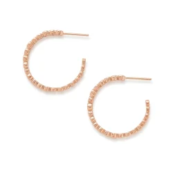 Starlet Studded Hoop Earrings