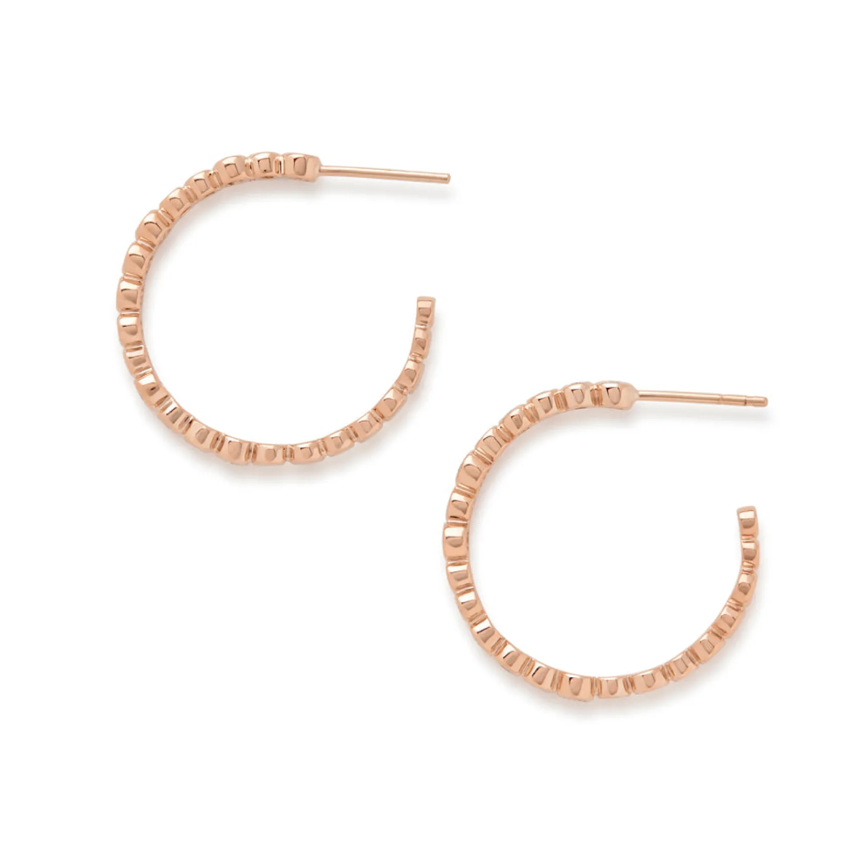 Starlet Studded Hoop Earrings
