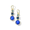 3-Stone Drop Earrings