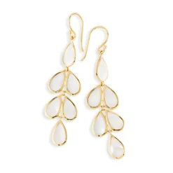Teardrop Linear Cascade Earrings
