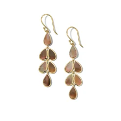 Teardrop Linear Cascade Earrings