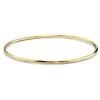 Thin Faceted Bangle Bracelet
