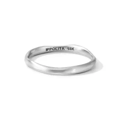 Thin Matte Squiggle Ring