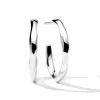 Thin Squiggle Hoop Earrings