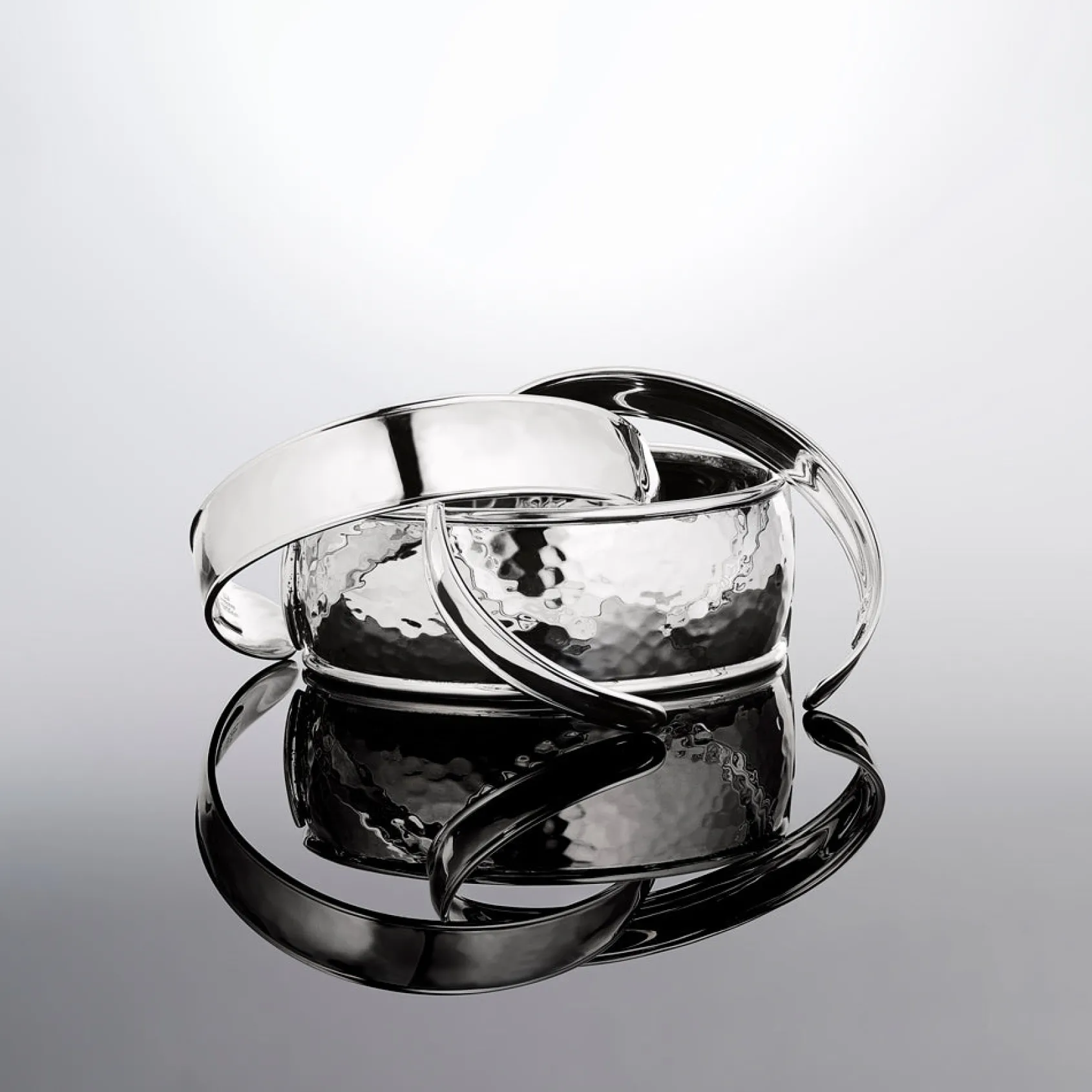 Wide Goddess Hinged Bangle