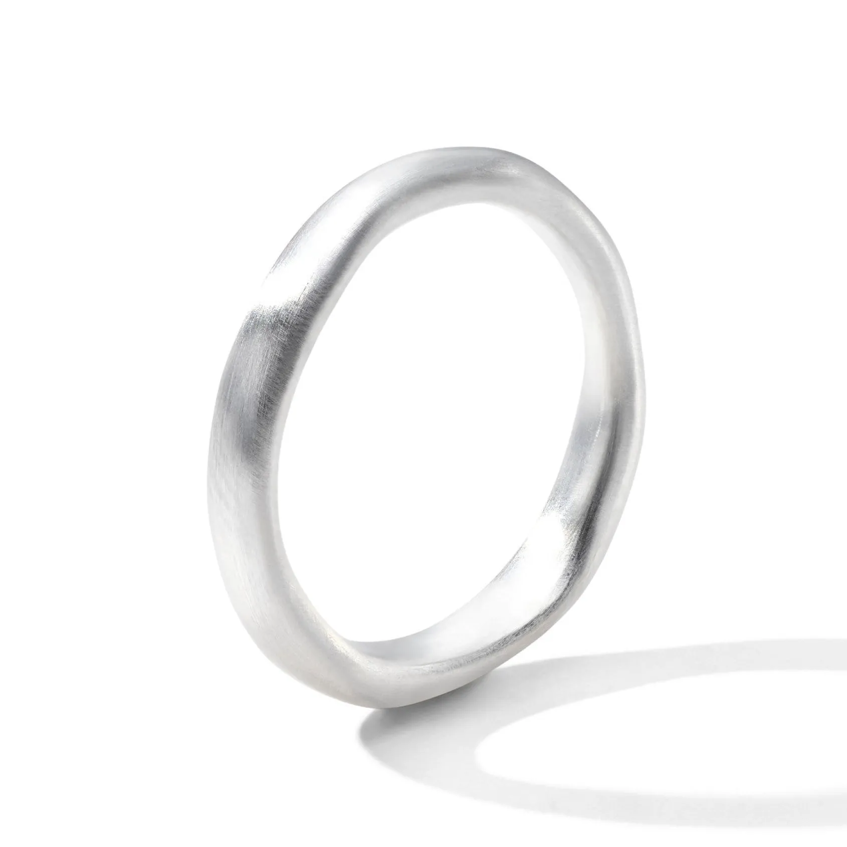 Wide Squiggle Band Ring